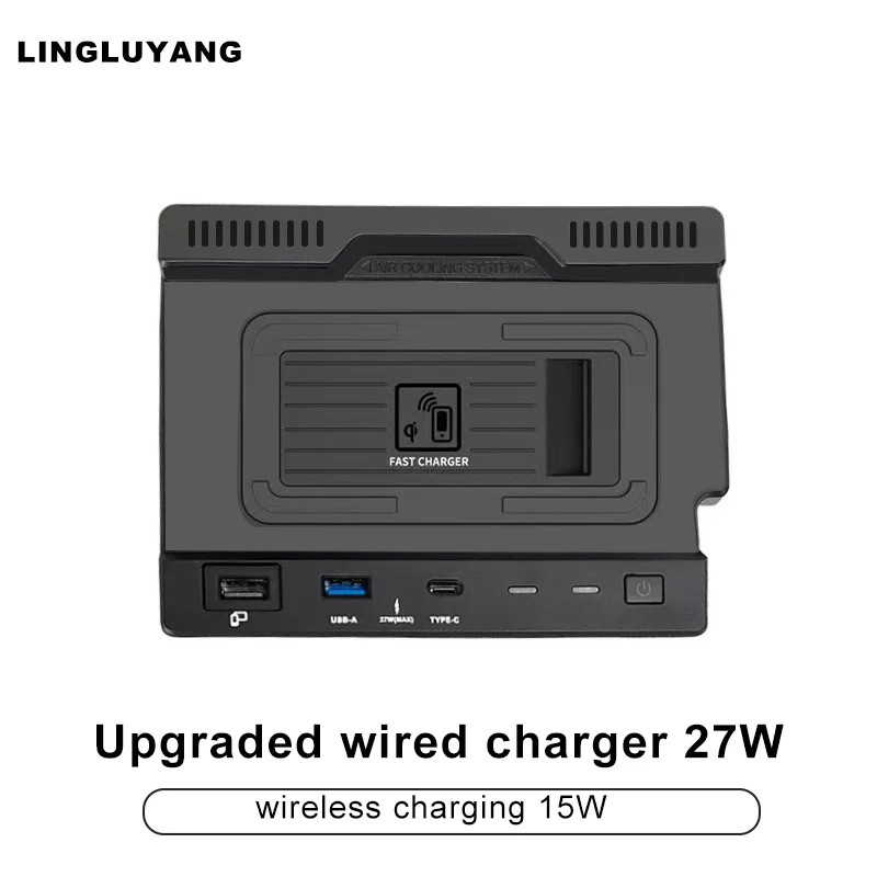 Wireless Phone Charger Pad - Pengisi Daya Nirkabel 15W untuk Mercedes