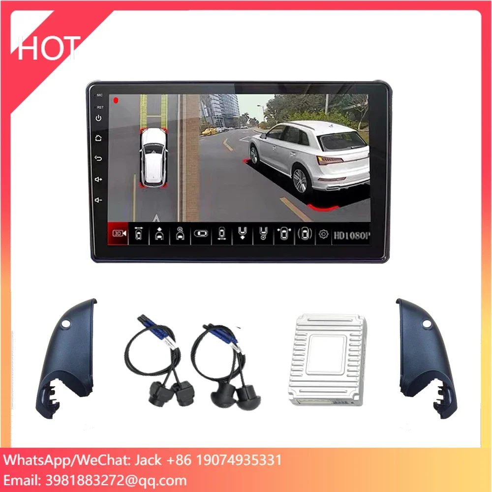 Panoramic Dash Cam 360 - Kamera Mobil Sudut Lebar 1080p 4