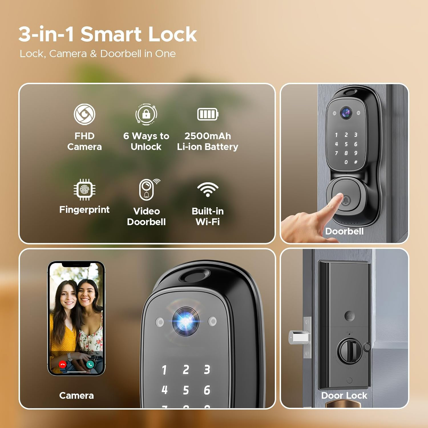 Kunci Pintu Pintar Wifi Tuya ‎ - Electronics & Gadgets Starting With C ulasan dan harga