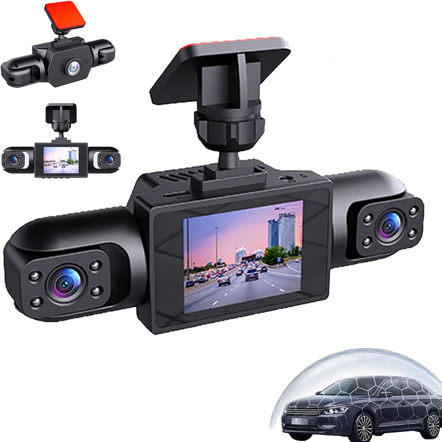 Kamera Dasbor Panorama 360 Der - Panoramic Dash Cam 360 ulasan dan harga