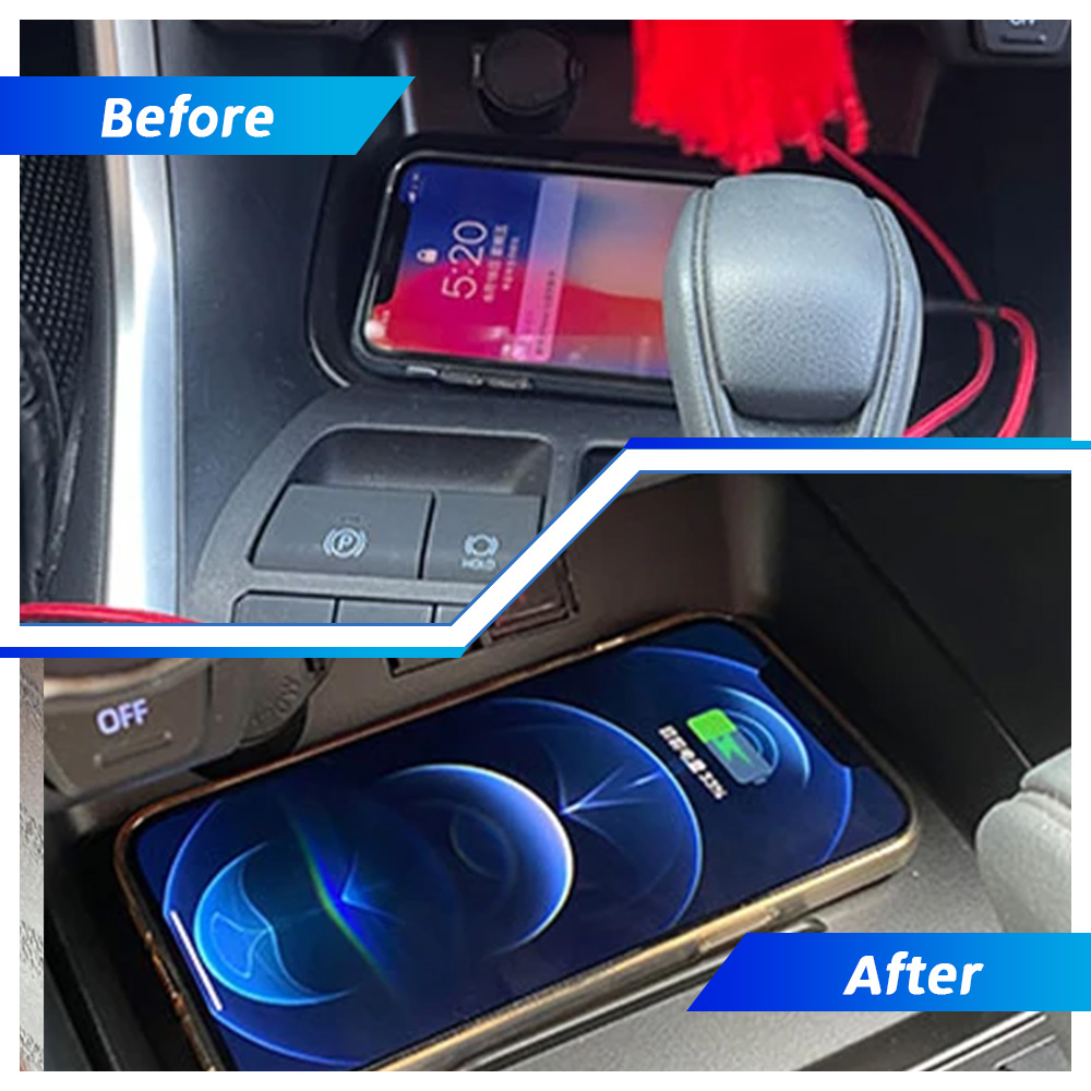 Untuk Toyota Rav4 15W Pengisi  - Wireless Phone Charger Pad ulasan dan harga